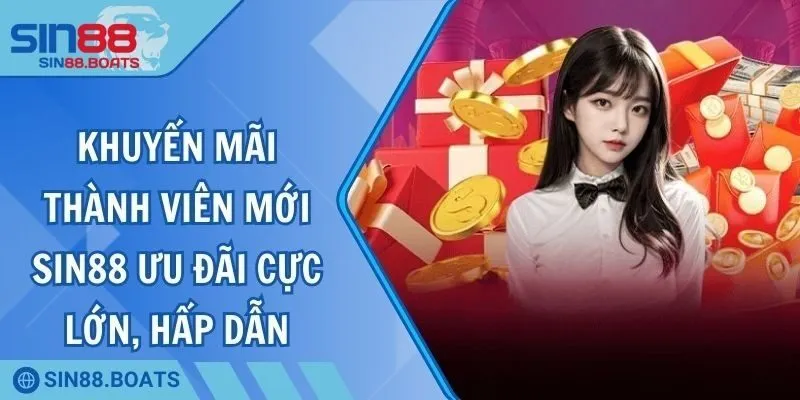 Khuyến Mãi Thành Viên Mới SIN88 Ưu Đãi Cực Lớn, Hấp Dẫn